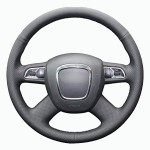 Audi A4 B7 B8 Modellere Uyumlu Araca Özel Deri Direksiyon Kılıfı