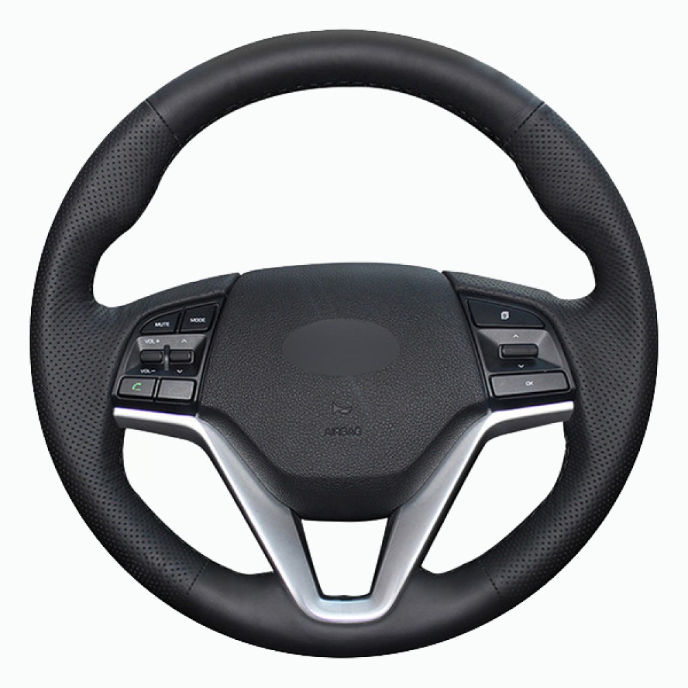 Hyundai Tuscon 15-18 Uyumlu Araca Özel Deri Direksiyon Kılıfı