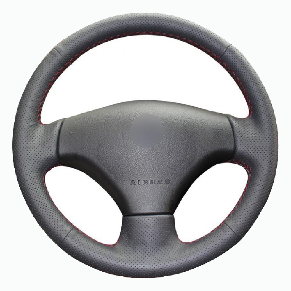 Peugeot 207 Uyumlu Araca Özel Deri Direksiyon Kılıfı