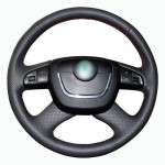 Skoda Octavia A5 Kumandalı Uyumlu Araca Özel Deri Direksiyon Kılıfı