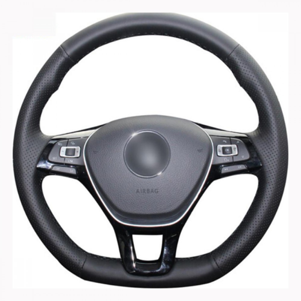 Volkswagen Polo Gti 15-16 Uyumlu Araca Özel Deri Direksiyon Kılıfı