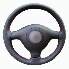 Skoda Fabia Rs 2003 Uyumlu Araca Özel Deri Direksiyon Kılıfı