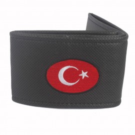Dikmeli Deri Direksiyon Kılıfı Nakışlı Model Türk Bayrağı