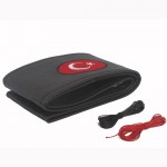 Dikmeli Deri Direksiyon Kılıfı Nakışlı Model Türk Bayrağı