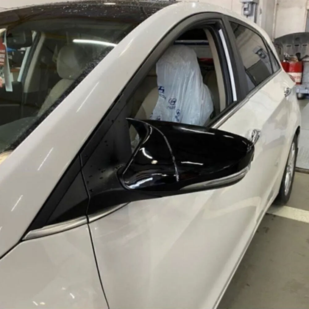 Hyundai I30 Uyumlu Batman Ayna Kapağı Plastik Piano Black Yarasa Ayna