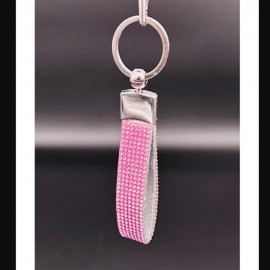 Pembe Taşlı Anahtarlık 