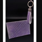 Lila Taşlı Ruhsat ve Anahtarlık 